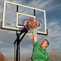 Portable Basketball System 90600 54-Inch Backboard Goal Adjustable Hoop