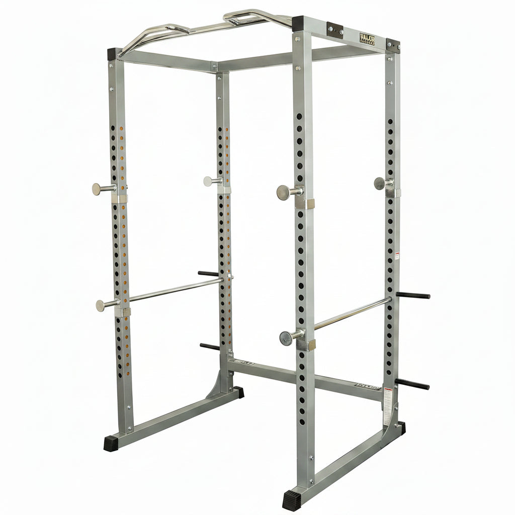 BD-11 Heavy Duty Power Rack/Squat Rack W/Chrome Pull up Bar and Power Cage Bundle Optins for a Complete Weightlifting Home Gym (BD-11 Power Rack)