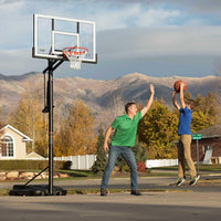 Portable Basketball System 90600 54-Inch Backboard Goal Adjustable Hoop