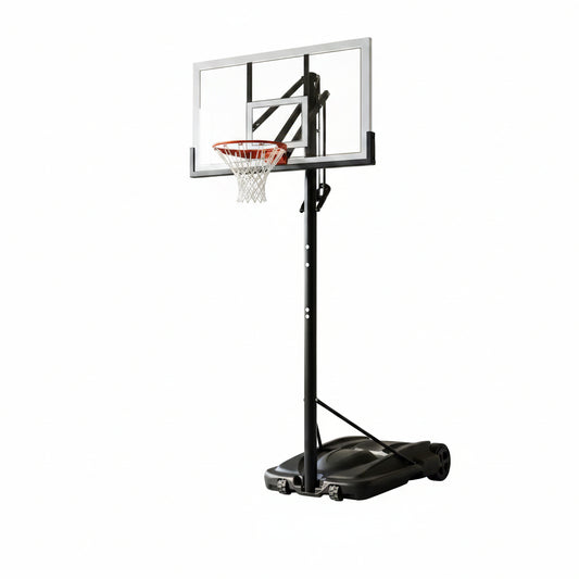Portable Basketball System 90600 54-Inch Backboard Goal Adjustable Hoop